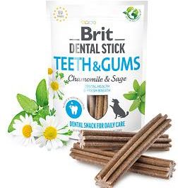 Brit Przysmak Dental Stick Teeth&Gums Chamomile&Sage dla psa  251g