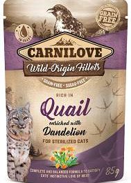 Carnilove Adult Quail&Dandelion Mokra Karma dla kota 85g