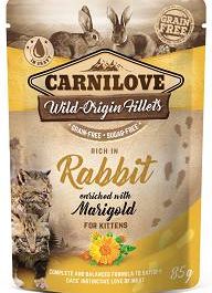 Carnilove Kitten Rabbit&Marigold Mokra Karma dla kociąt 85g