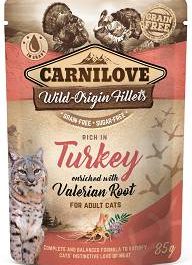 Carnilove Adult Turkey&Valerian Root Mokra Karma dla kota 85g