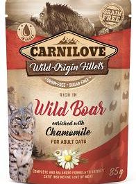 Carnilove Adult Wild Boar&Chamomile Mokra Karma dla kota 85g