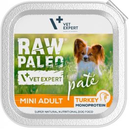 VET EXPERT RAW PALEO Pate Adult Mini Turkey 150 g pasztet dla psów ras małych indyk