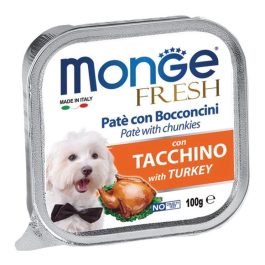 MONGE Fresh pasztet tacka 100g karma dla dorosłego psa indyk