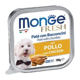 MONGE Fresh pasztet tacka 100g karma dla dorosłego psa kurczak