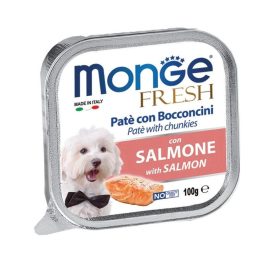 MONGE Fresh pasztet tacka 100g karma dla dorosłego psa łosoś
