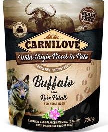 Carnilove Adult Buffalo&Rose Petals Mokra Karma dla psa 300g SASZETKA