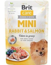Brit Care Mini Adult Rabbit&Salmon Mokra Karma dla psa 85g