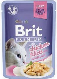 Brit Premium Adult Chicken Fillets JELLY Mokra Karma dla kota 85g
