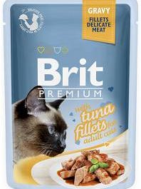 Brit Premium Adult Tuna Fillets GRAVY Mokra Karma dla kota 85g