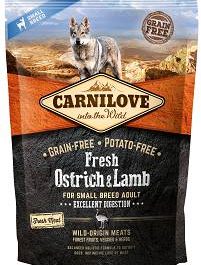 Carnilove Adult Small Fresh Ostrich&Lamb Sucha Karma dla psa 1.5kg